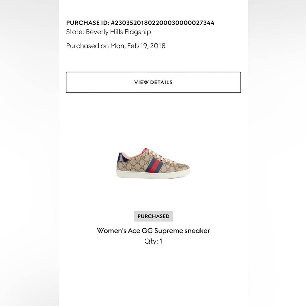 Gucci Ace GG Supreme Sneakers - Picture 8 of 8